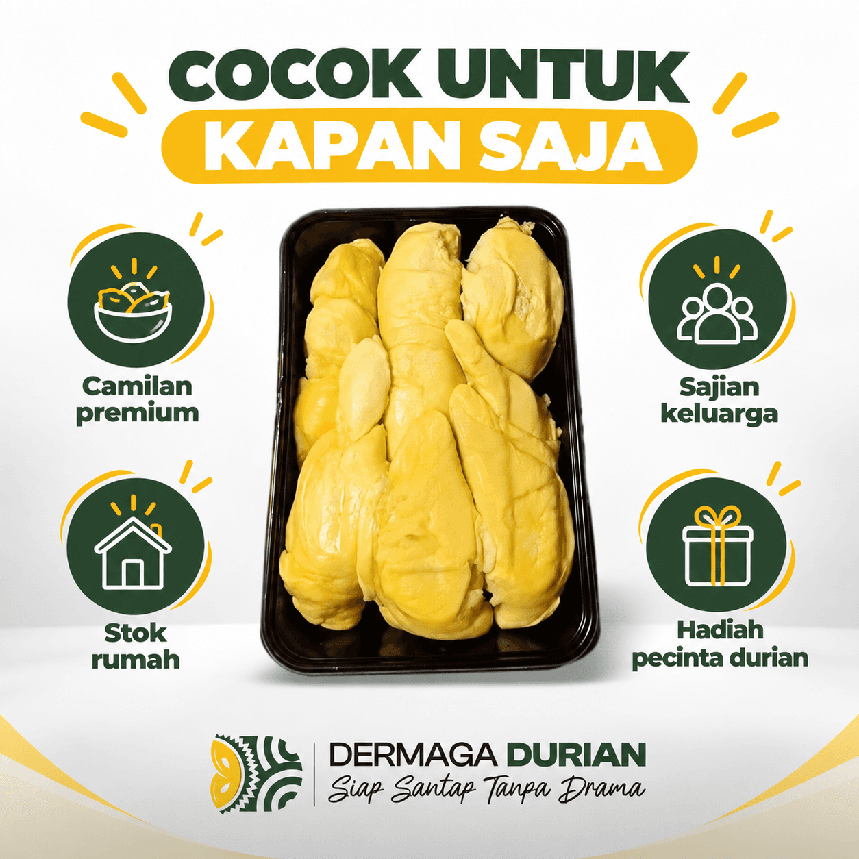 Durian Kupas Mentega