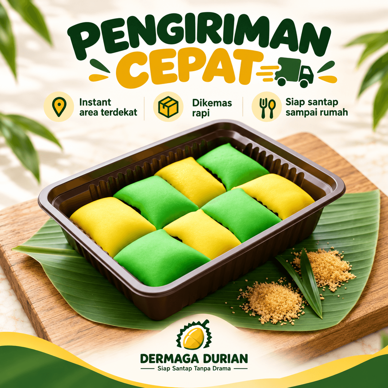 Pancake Durian Mini Isi 8
