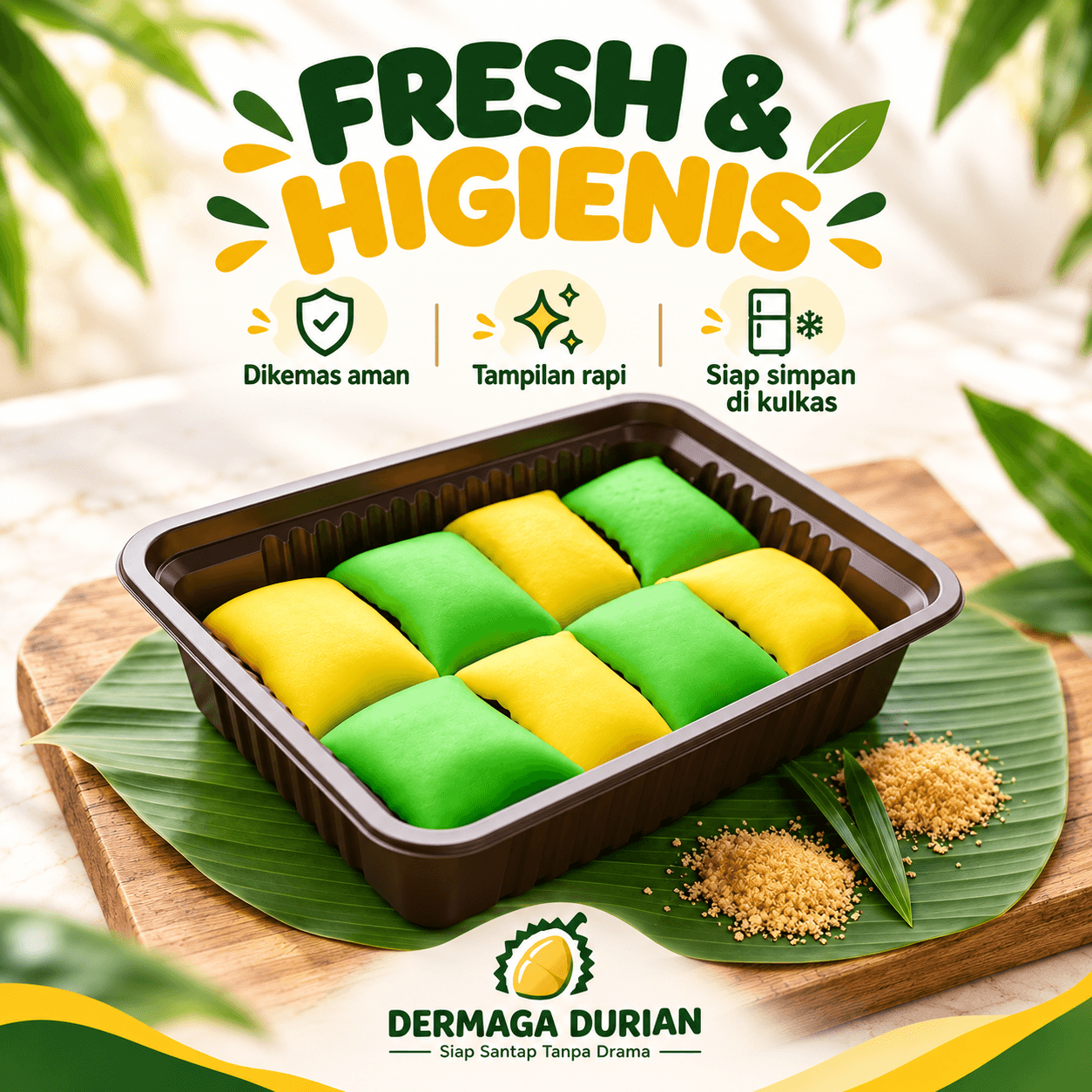 Pancake Durian Mini Isi 8