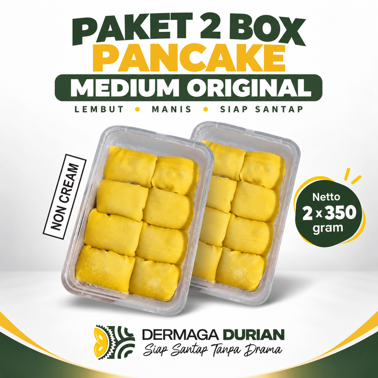 Pancake Durian NonCream Premium