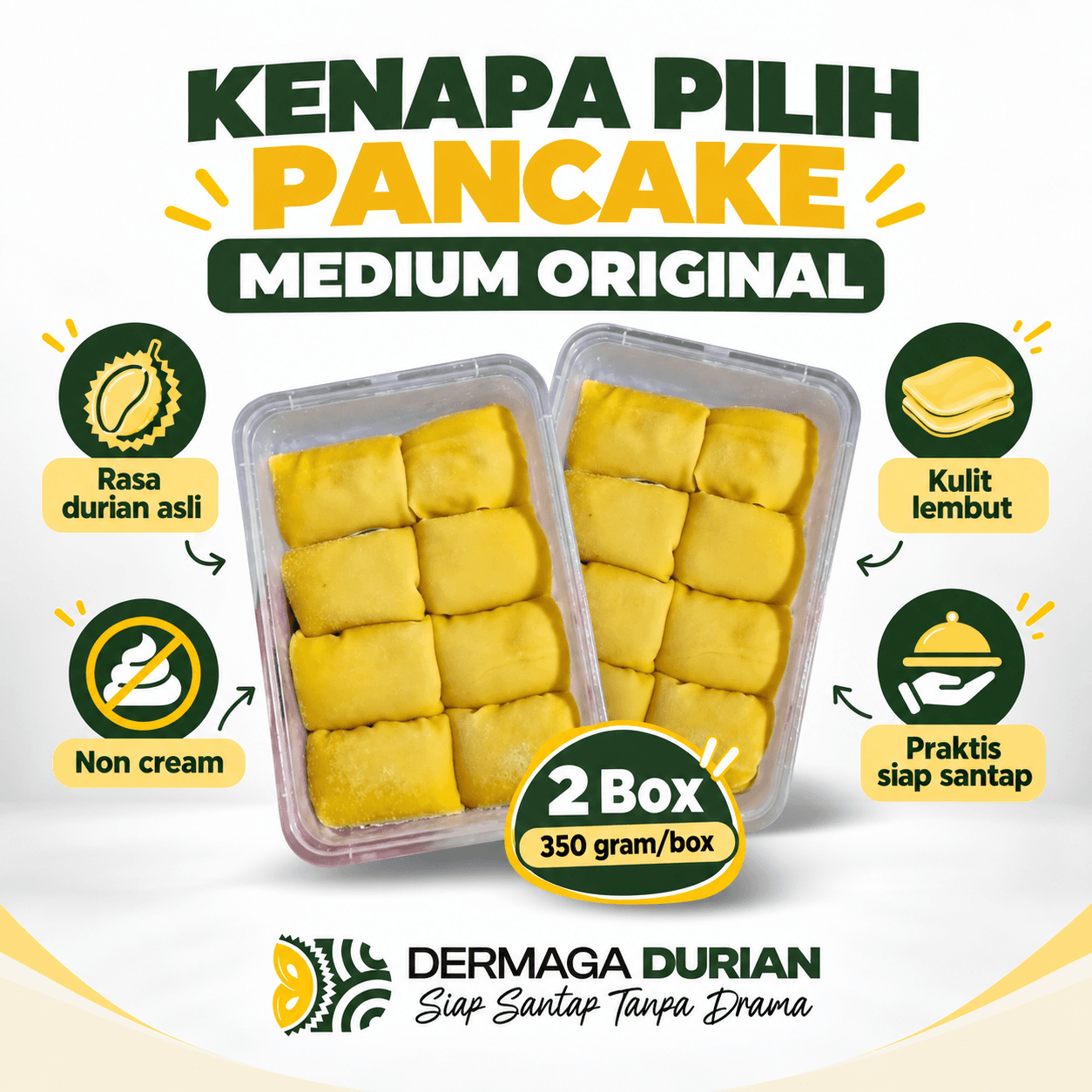 Pancake Durian NonCream Premium