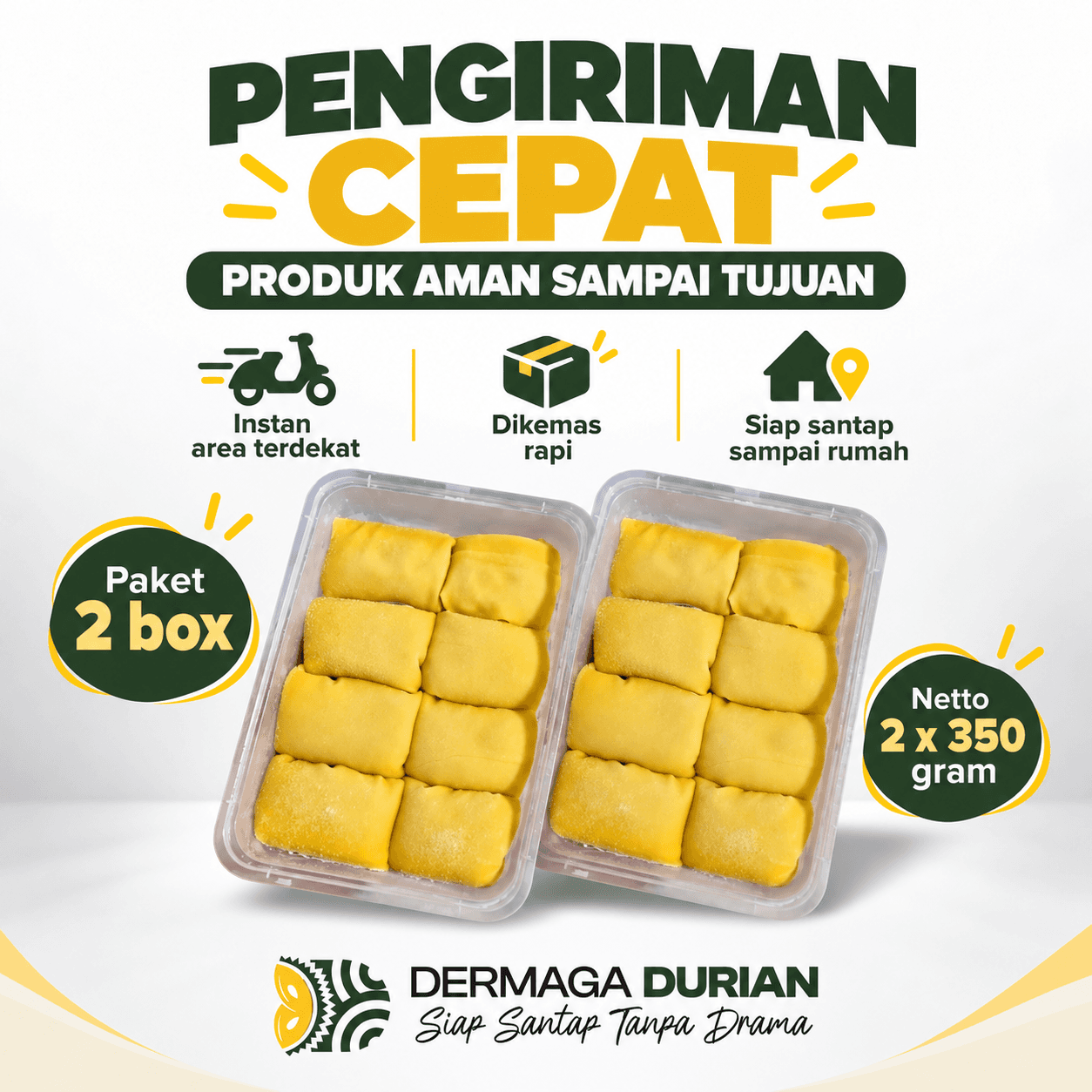 Pancake Durian NonCream Premium