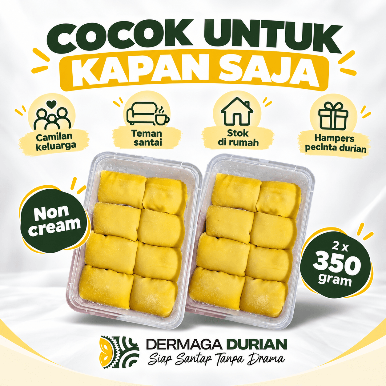 Pancake Durian NonCream Premium