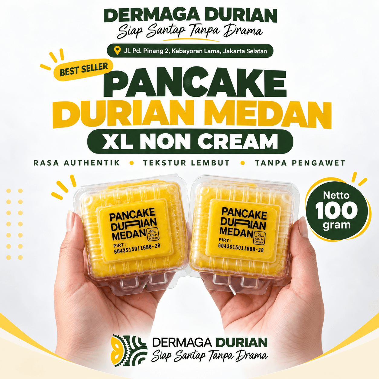 Pancake Durian XL Premium