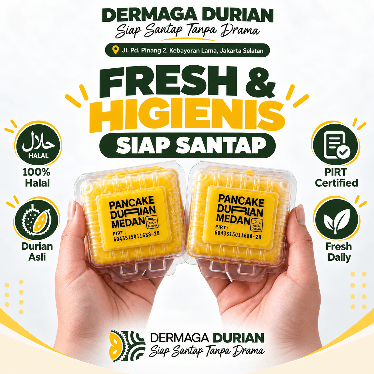 Pancake Durian XL Premium