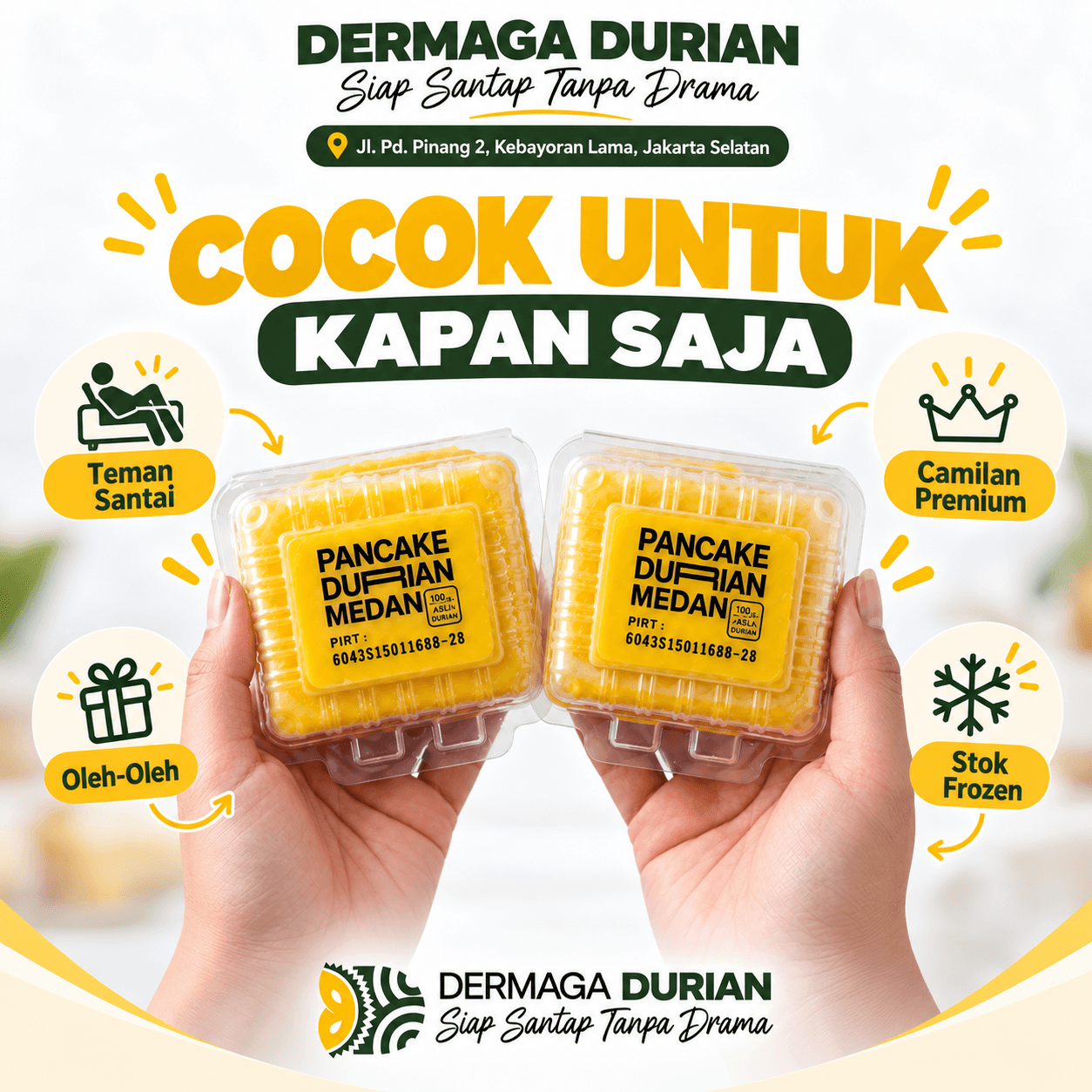 Pancake Durian XL Premium