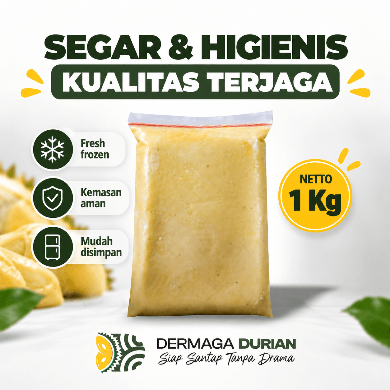 Daging Durian Medan Original